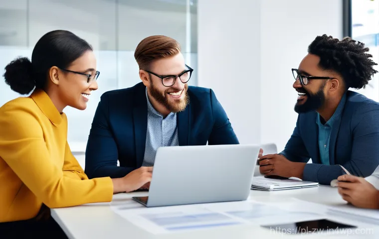 효율적인 지식 공유를 위한 시스템 설계 - A split image depicting the evolution of knowledge management. On the left, a chaotic office scene w...