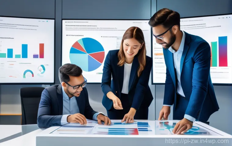 지식 관리 시스템의 발전 방향 - **Prompt:** A diverse woman in her late 20s to early 30s, dressed in stylish professional attire, is...